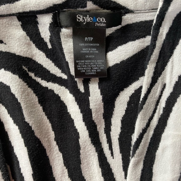 Style & Co. Petite Cardigan Blazer - Picture 5 of 5